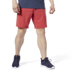 Reebok WOR Woven Kurze Hose Herren - Rot - DE 934-OAB